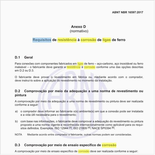 Quais os requisitos de resistência à corrosão de ligas de ferro?