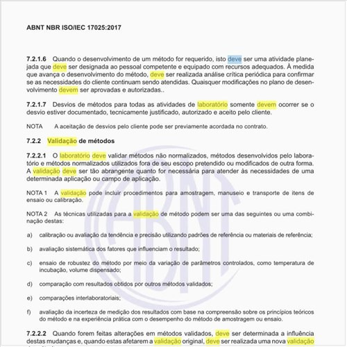 O que o laboratório deve fazer em relação à validação de métodos? 