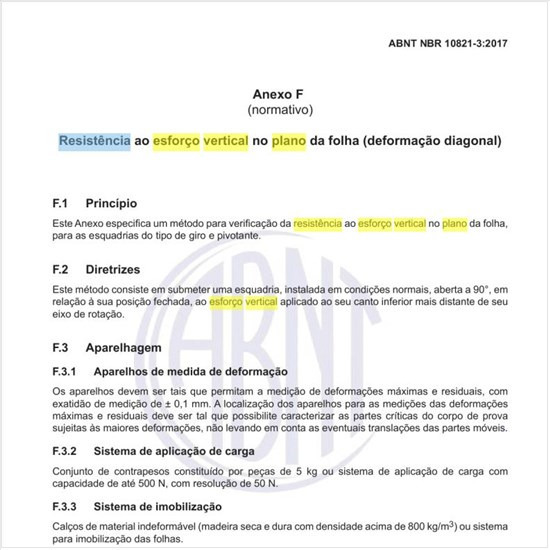 Como verificar a resistência ao esforço vertical no plano da folha?