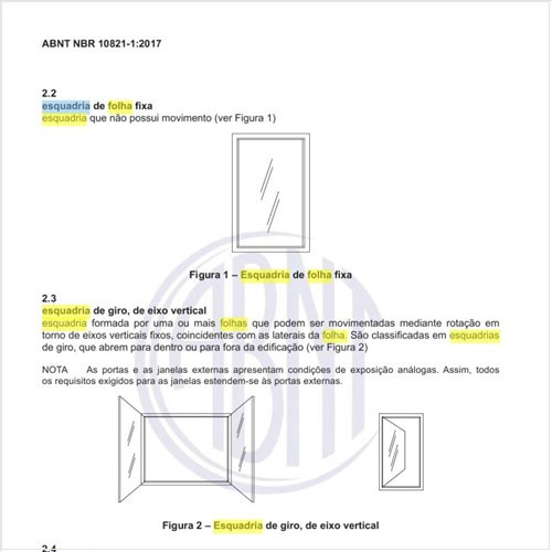 O que é uma esquadria de folha fixa?