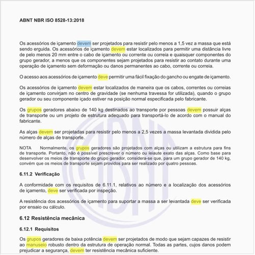 Como deve ser feito o manuseio dos grupos geradores?