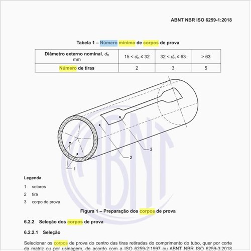 Qual deve ser o número mínimo de corpos de prova?