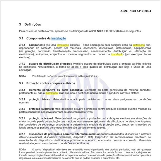 Como se entende o procedimento de equipotencialização em uma instalação elétrica?