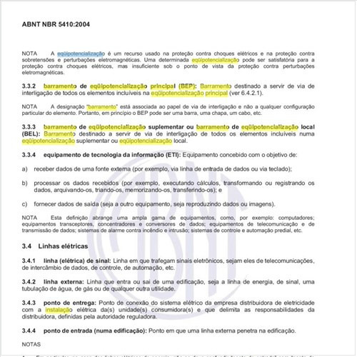 Em que consiste um barramento de equipotencialização principal (BEP) em uma instalação elétrica?