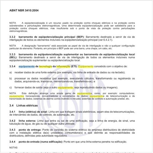 Em que consiste um equipamento de tecnologia de informação (ETI)?