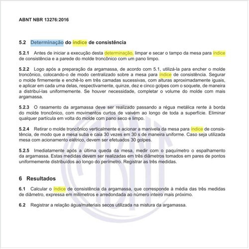 Como executar a determinação do índice de consistência?