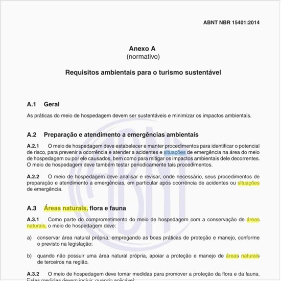 Quais as ações a serem realizadas em relação às áreas naturais, flora e fauna?