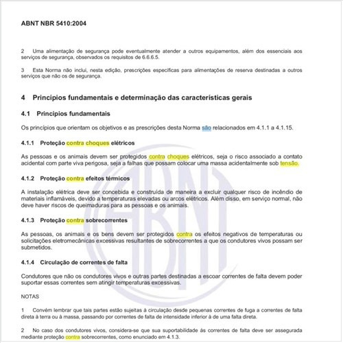 Com que concepção são feitas as proteções contra choques elétricos?