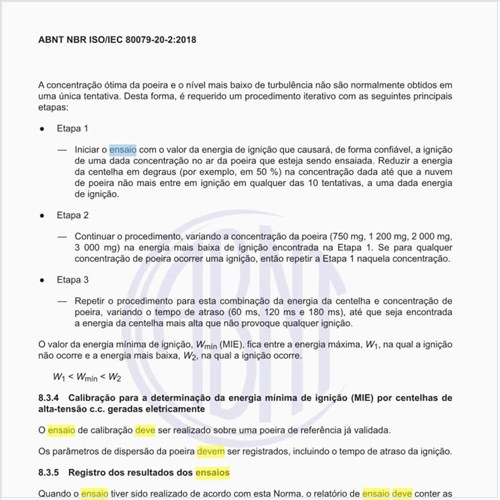 Como deve ser feito o ensaio sobre a resistividade?