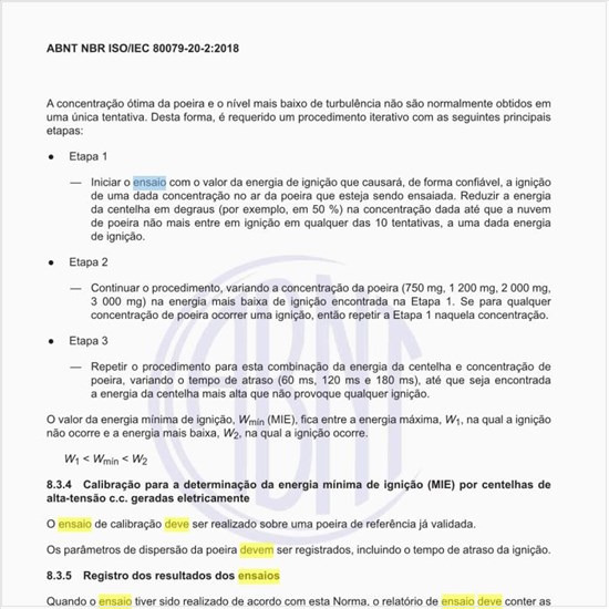 Como deve ser feito o ensaio sobre a resistividade?