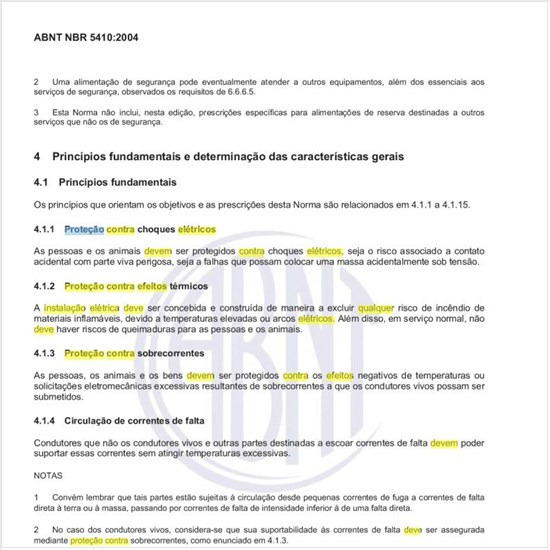 Qual deve ser a concepção e a construção de uma instalação elétrica quanto à proteção contra efeitos térmicos?