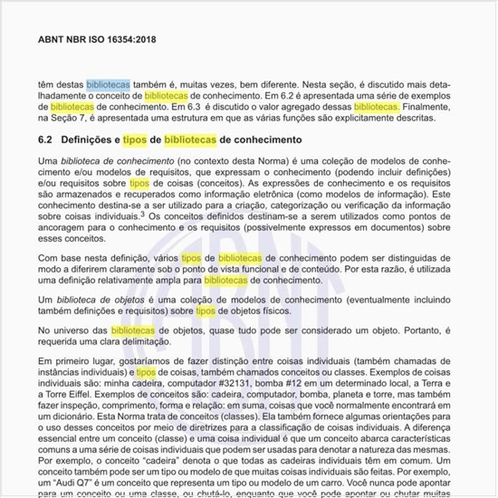 Quais as definições e os tipos de bibliotecas de conhecimento?