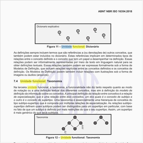 Como deve ser a unidade funcional: taxonomia?