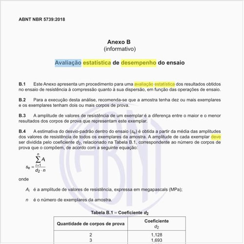 Como deve ser feita a avaliação estatística de desempenho do ensaio?