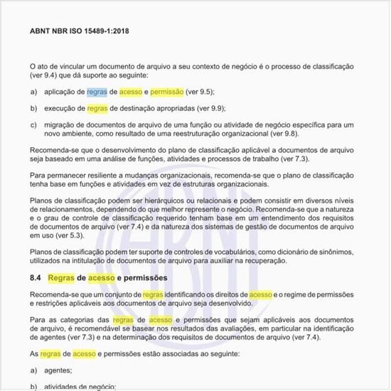 Quais são as regras de acesso e permissões?