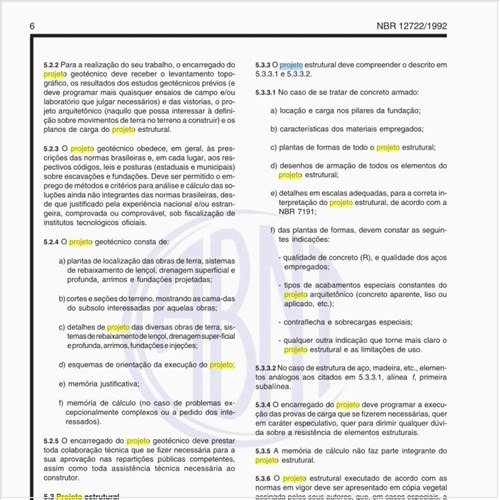 O que consiste o projeto geotécnico?