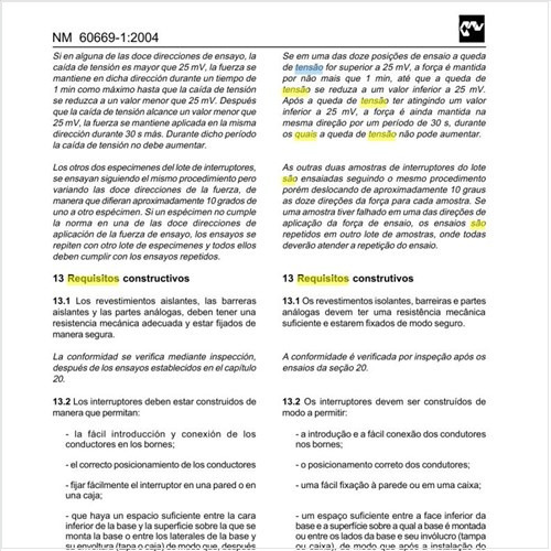 Quais são os requisitos construtivos?
