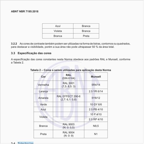 Quais são as tolerâncias admitidas?
