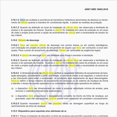 Onde deve ser prevista a válvula de descarga?