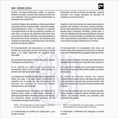 Quais as distâncias de isolamento e escoamento?
