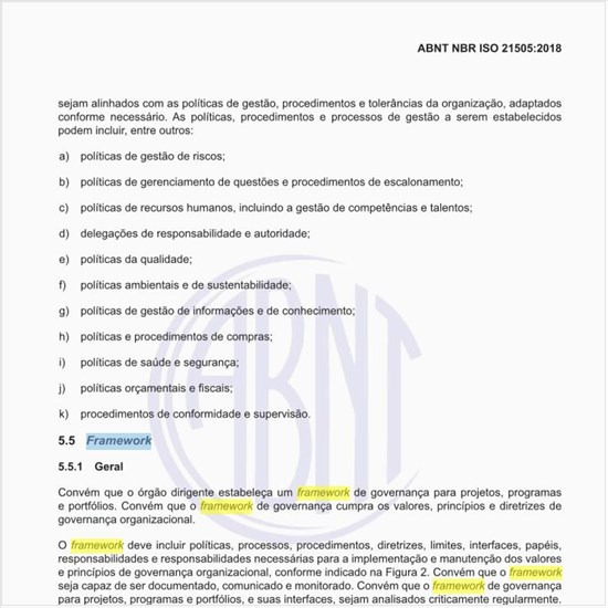 Como executar um framework de governança?