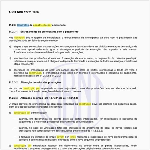 Como devem ser feitos os contratos de construção por empreitada?