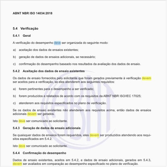 Como deve ser elaborado o relatório da verificação?
