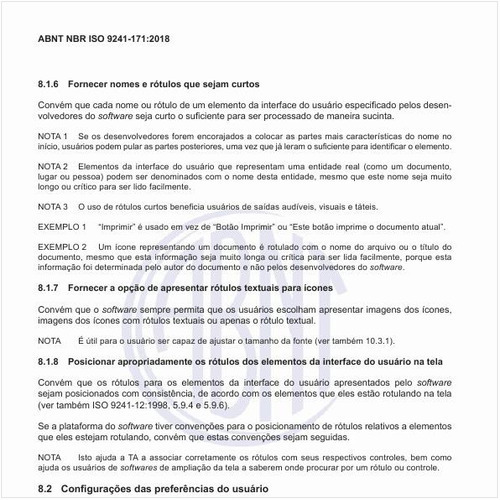 Como fornecer nomes e rótulos que sejam curtos?