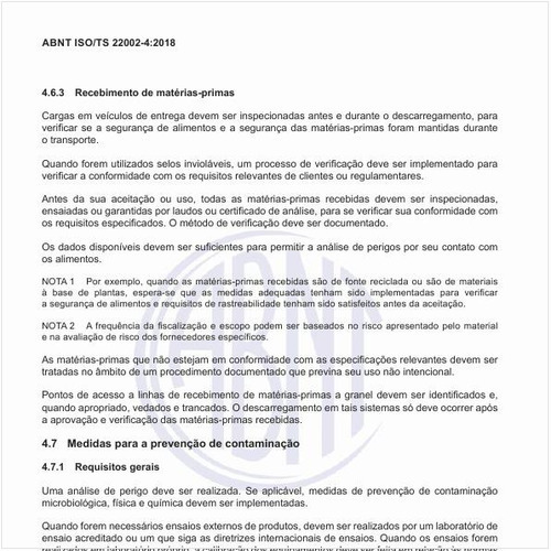 O que fazer no recebimento de matérias-primas?