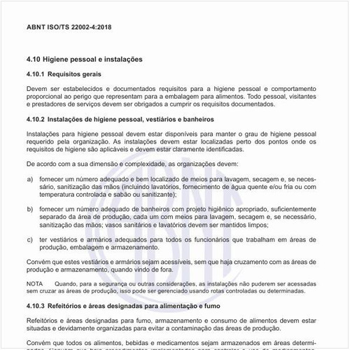 O que deve ser feito em relação às instalações de higiene pessoal, vestiários e banheiros?