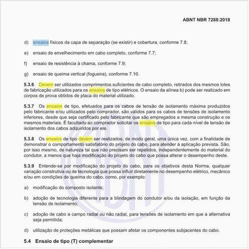 Como devem ser executados os ensaios de controle?