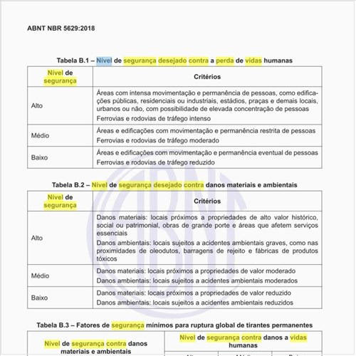Qual o nível de segurança desejado contra a perda de vidas humanas?