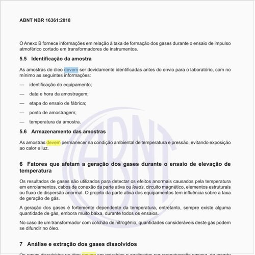 Como deve ser feita a identificação da amostra?