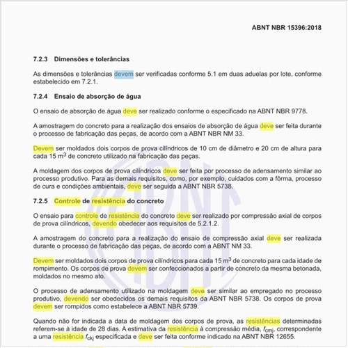 Como deve ser feito o controle de resistência do concreto?
