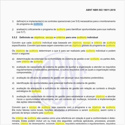 Como definir os objetivos, escopo e critérios para uma auditoria individual?