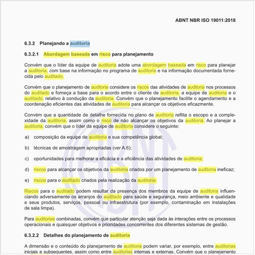 Como realizar uma auditoria com uma abordagem baseada em risco para planejamento?