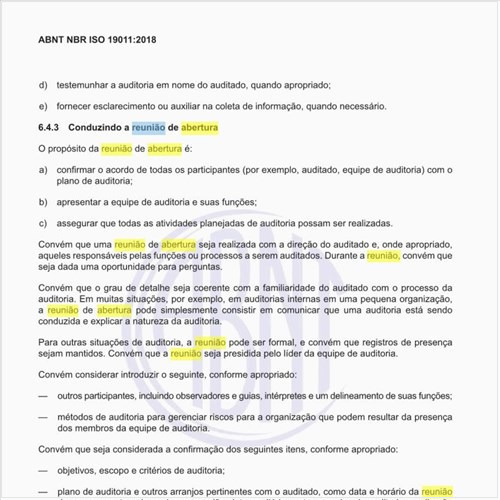 Como conduzir a reunião de abertura de uma auditoria?