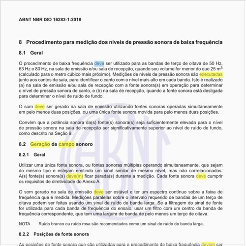 Como deve ser executada a geração de campo sonoro?