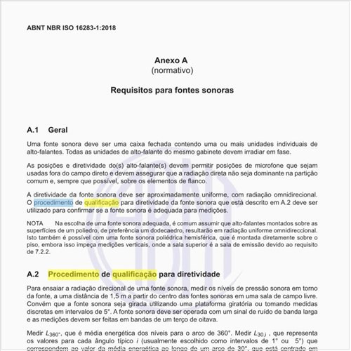 Qual o procedimento de qualificação para diretividade?
