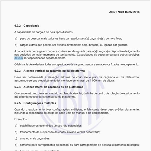 Como devem ser descritas as configurações múltiplas?