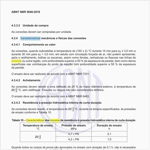 Quais as características dos ensaios de desempenho da junta soldável?