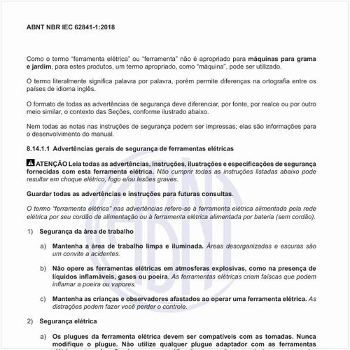 Quais são as advertências gerais de segurança de ferramentas elétricas?