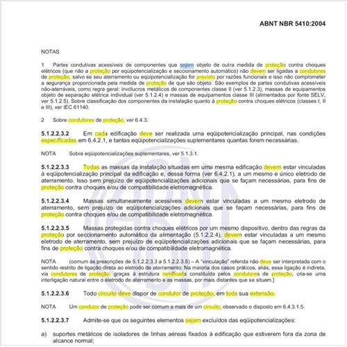Deve ser previsto um condutor de proteção em toda a extensão de cada circuito, é necessário que seja exclusivo?