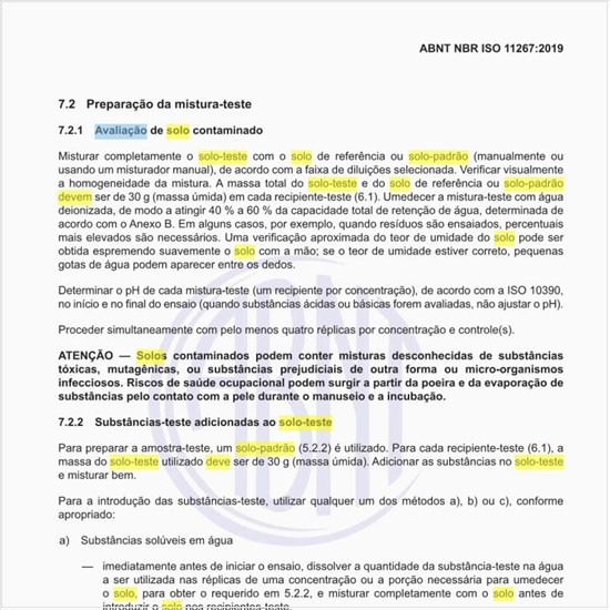 Como deve ser executada a avaliação de solo contaminado?