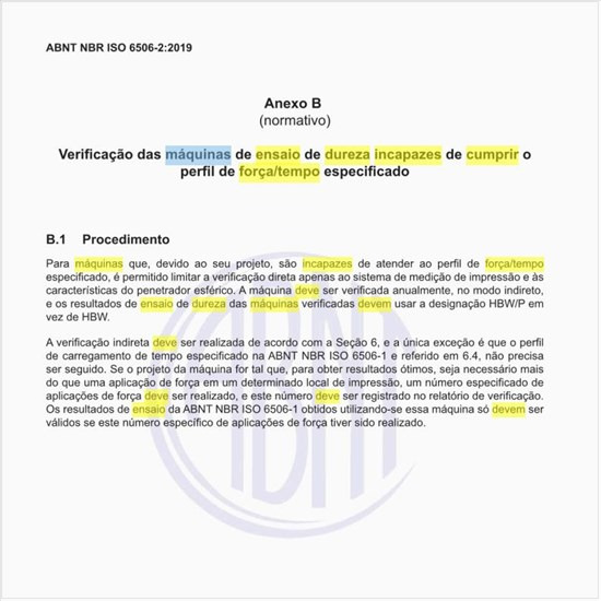 Como deve ser feita a verificação das máquinas de ensaio de dureza incapazes de cumprir o perfil de força/tempo especificado?