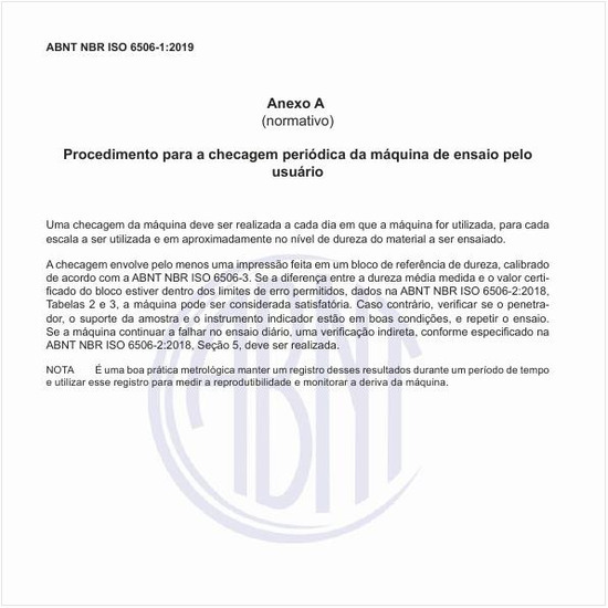 Qual o procedimento para a checagem periódica da máquina de ensaio pelo usuário?
