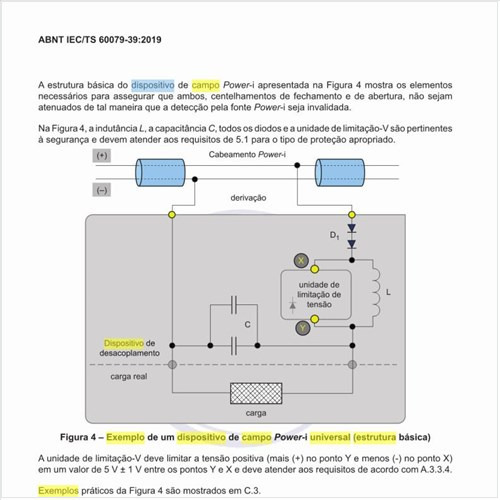 Qual seria um exemplo de um dispositivo de campo Power-i universal (estrutura básica)?