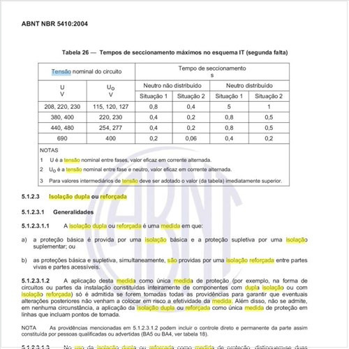 Quais são as possibilidades de uso da isolação dupla ou reforçada como medida de proteção?