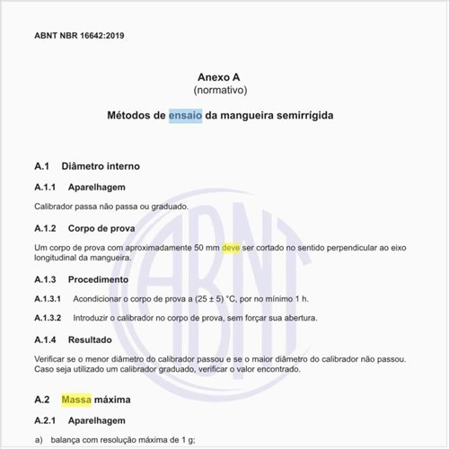 Como deve ser feito o ensaio de massa máxima?