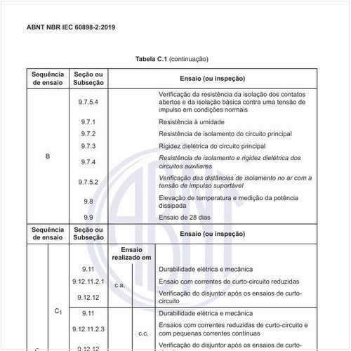 Qual deve ser a sequência de ensaio e o número de amostras?